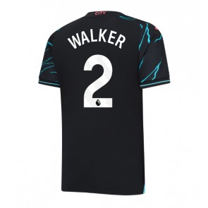 Manchester City Kyle Walker #2 Replika Tredjetrøje 2023-24 Kortærmet